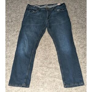 IZOD Jeans Men's Size‎ 42x30 Blue Straight Fit Dark Wash Denim